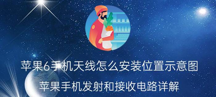 苹果6手机天线怎么安装位置示意图 苹果手机发射和接收电路详解？